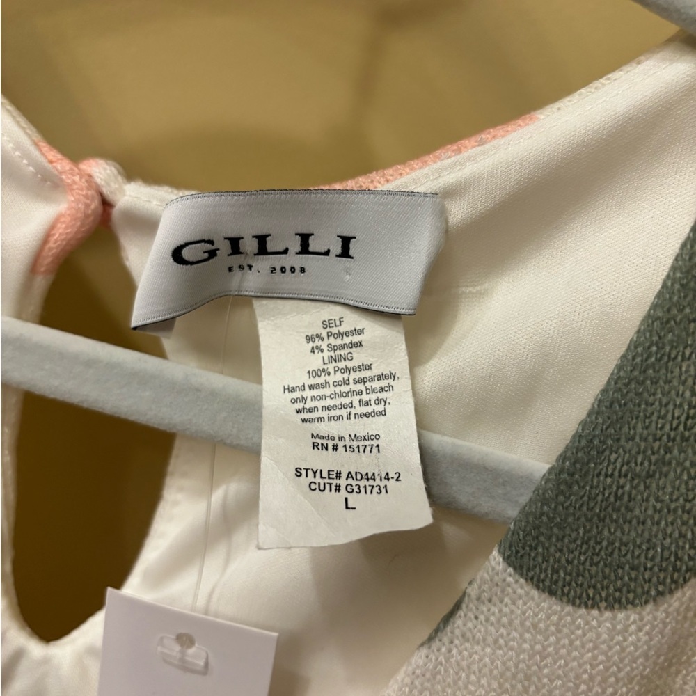 NWT Gilli Floral Sleeveless Shift Dress - Picture 5 of 5